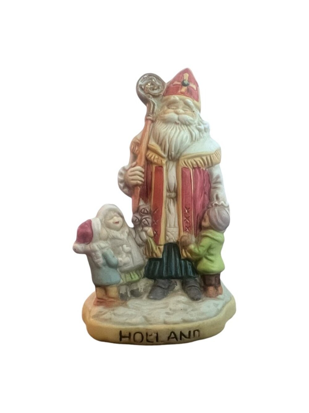 Santas of the Nations Holland Santa Porcelain Figurine 1991 Christmas Decor